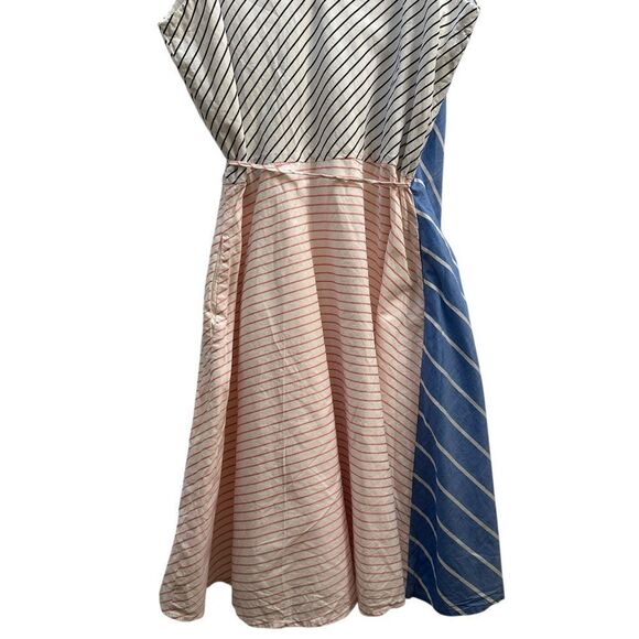 JOIE Editha Striped Wrap Dress - Picture 8 of 11